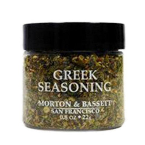 Morton & Bassett, Seasoning Greek, 0.8 Oz(Case Of 3) Morton & Bassett