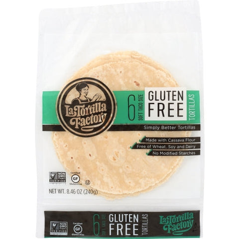 La Tortilla Factory, Tortilla Cassava, 8.46 Oz(Case Of 12) La Tortilla Factory