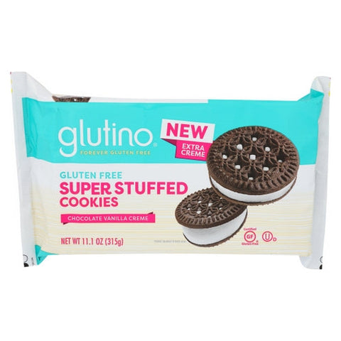 Glutino, Cookie Spr Stufd Choc Crm, Case of 12 X 11.1 Oz Glutino