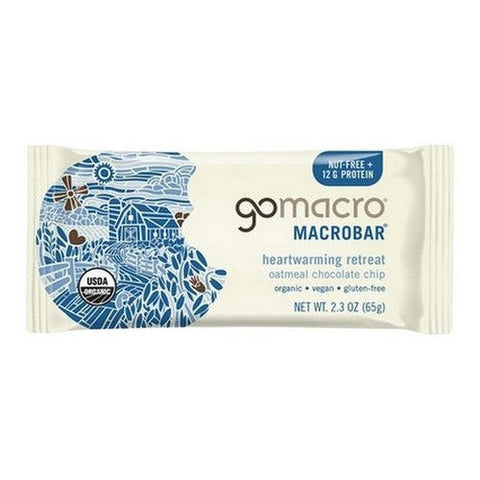 Gomacro, Organic Oatmeal Chocolate Chip Micro Bar, Case of 12 X 2.3 Oz Gomacro