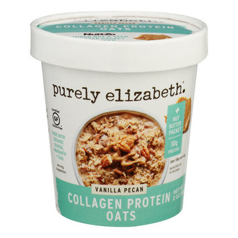 Purely Elizabeth, Vanilla Pecan Protein Oat Cup, 2 Oz(Case Of 12) Purely Elizabeth