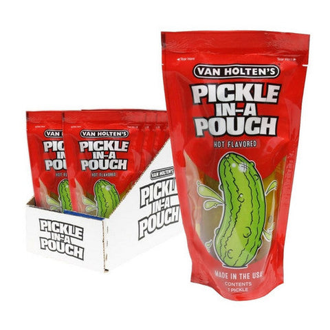 Van Holtens, Pickle Jumbo Hot, 1 Count(Case Of 12)