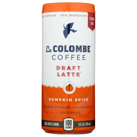La Colombe, Latte Draft Pumpkin, 9 Oz(Case Of 12) La Colombe