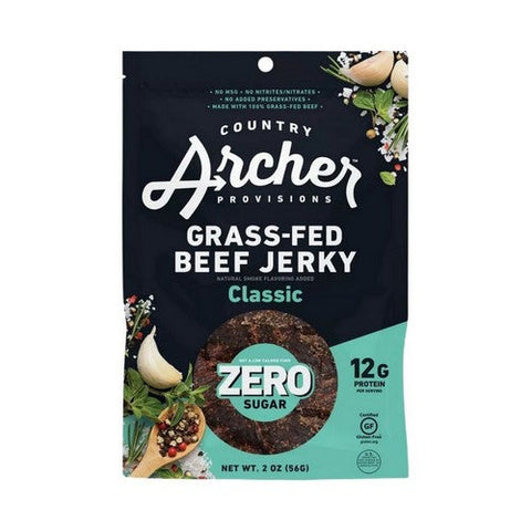 Country Archer, Jerky Beef Classic Ns, 2 Oz(Case Of 12) Country Archer