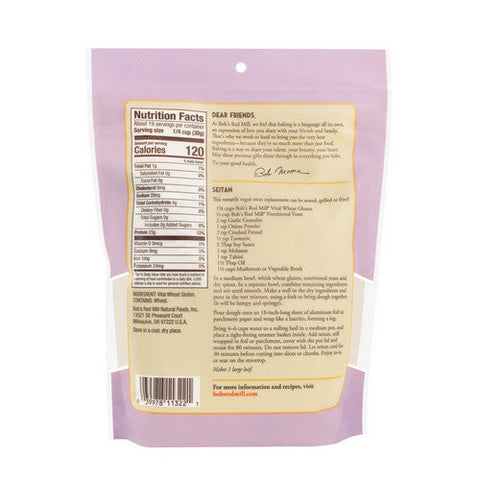 Bobs Red Mill, Wheat Flour Gluten, 20 Oz(Case Of 4) Bobs Red Mill