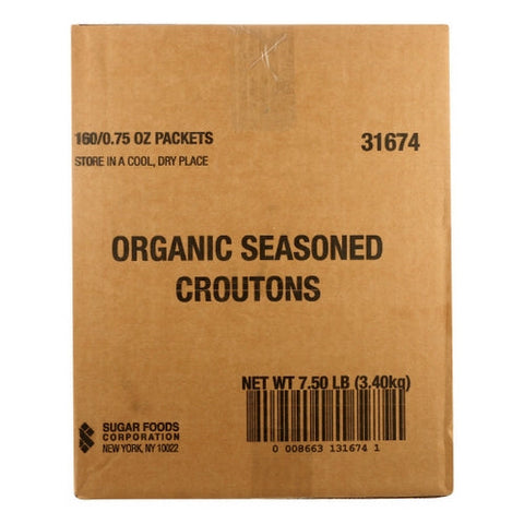 Fresh Gourmet, Croutons Herb Org 160Ct, 0.75 Oz Fresh Gourmet