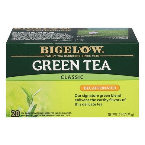 Bigelow, Green Tea Classic Decaffeinated, 0.91 Oz(Case Of 6) Bigelow