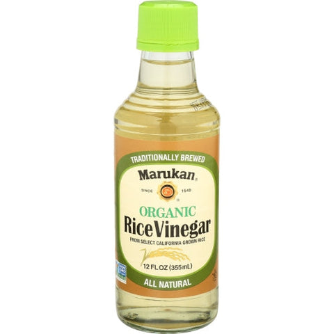 Marukan, Vinegar Rice Org, 12 Oz(Case Of 6) Marukan