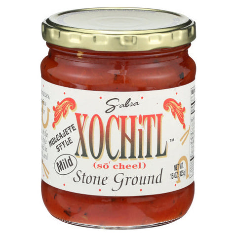 Xochitl, Mild Stone Ground Salsa, 15 Oz(Case Of 6) Xochitl