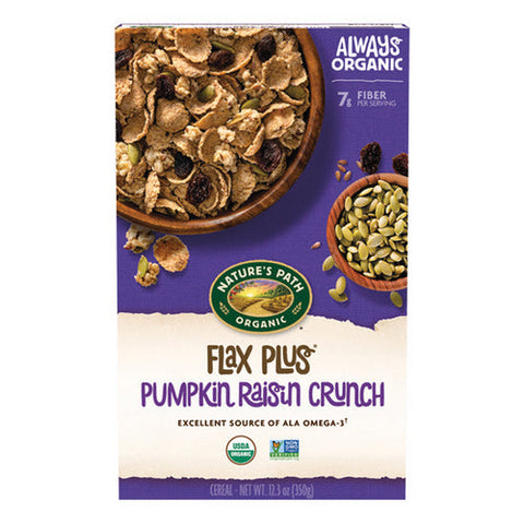 Natures Path, Organic Flax Plus Pumpkin Raisin Crunch, 12.35 Oz(Case Of 12) Natures Path