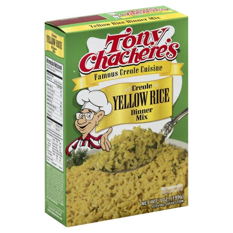 Tony Chachere's, Rice Dnr Creole Yellow, 7 Oz(Case Of 12) Tony Chachere's