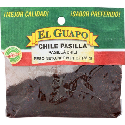 El Guapo, Chili Pasilla Grnd, 1 Oz(Case Of 12) El Guapo