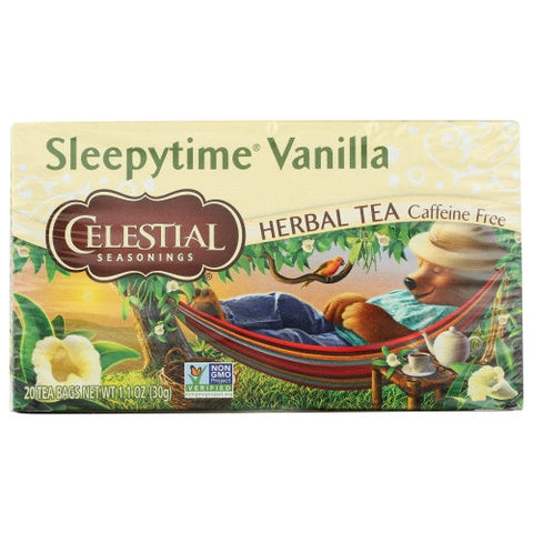 Celestial Seasonings, Tea Herb Slpytime Vanla, 20 Bags(Case Of 6) Celestial Seasonings