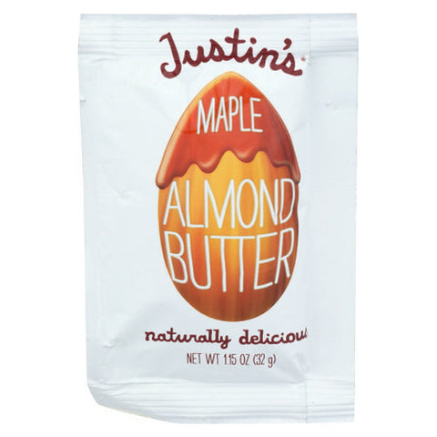 Justin's, Squeeze Pack  Almond Butter  Maple, 1.15 Oz(Case Of 10) Justin's