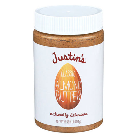 Justin's, Justin's Nut Butter Classic Almond Butter, 16 Oz(Case Of 6) Justin's