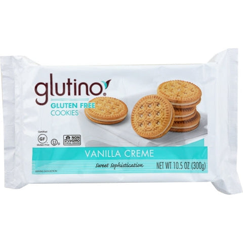 Glutino, Cookie Vnla Crm Gf, 10.5 Oz(Case Of 12) Glutino