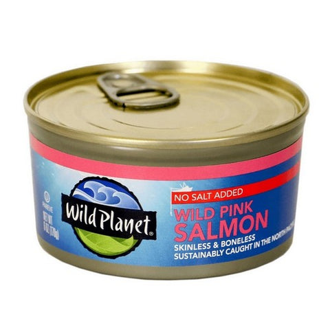 Wild Planet, Wild Alaskan Pink Salmon, 6 Oz(Case Of 12)