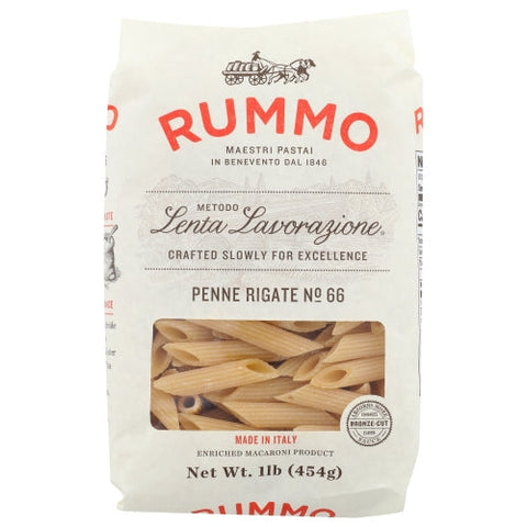Rummo, Pasta Penne Rigate, 16 Oz(Case Of 12) Rummo