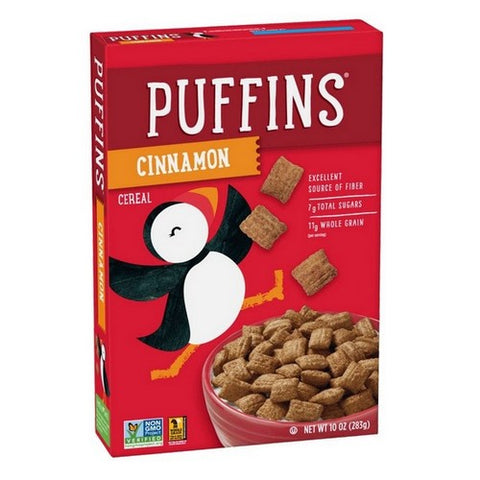 Barbara's, Cereal Puffins Cnnmn, 10 Oz(Case Of 12) Barbara's