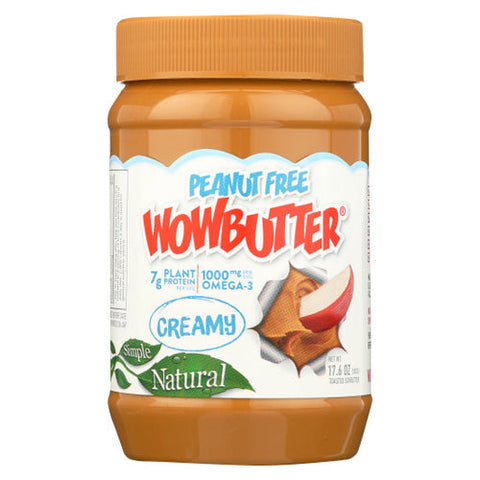 Wowbutter, Creamy Wowbutter, Case of 6 X 17.6 Oz Wowbutter