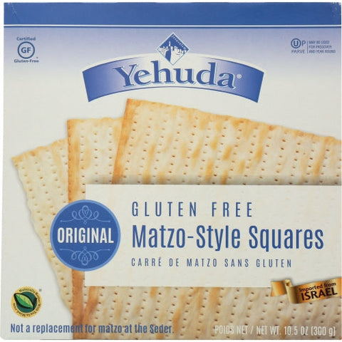 Yehuda, Matzo Sqr Gf Original, 10.5 Oz(Case Of 12) Yehuda