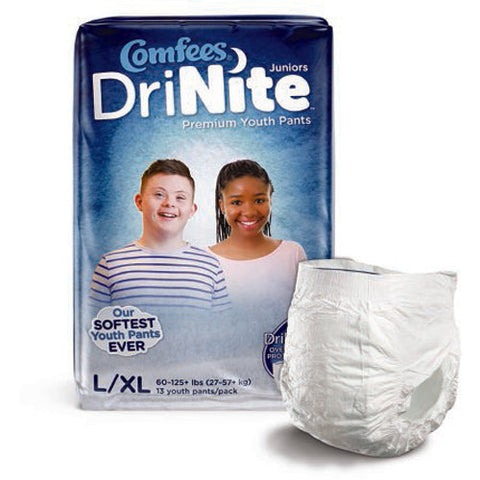 Attends, Unisex Youth Absorbent Underwear, Count of 13 Attends