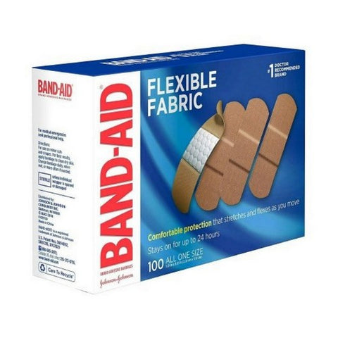 Band-Aid, Adhesive Strip Band-Aid, Box Of 100 Band-Aid