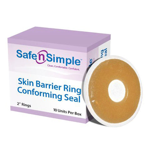 Safe N Simple, Skin Barrier Ring, Box Of 10 Safe N Simple