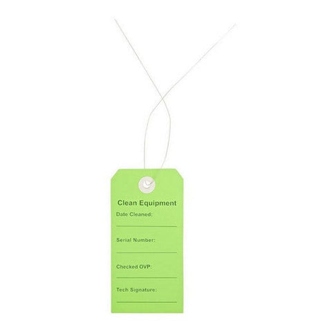 Elkay Plastics, Equipment Tag for DME - HME Equipment Provider Green, Count of 500 Elkay Plastics