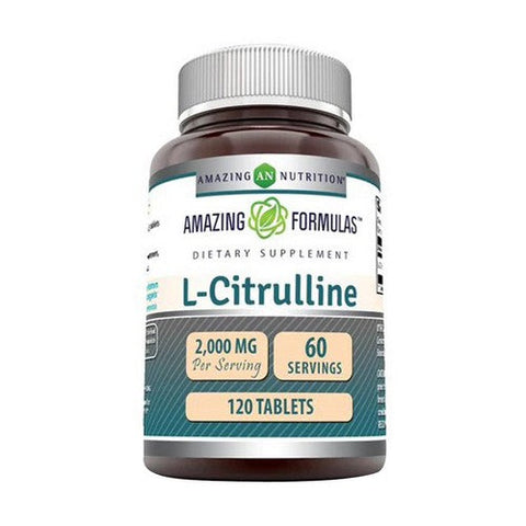 Amazing Nutrition, Amazing Formulas L-Citrulline, 2000 mg, 120 Tabs Amazing Nutrition