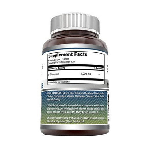 Amazing Nutrition, Amazing Formulas L-Glutamine, 1000 mg, 120 Tabs Amazing Nutrition
