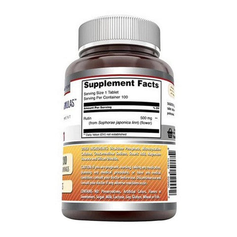 Amazing Nutrition, Amazing Formulas Rutin, 500 mg, 100 Tabs