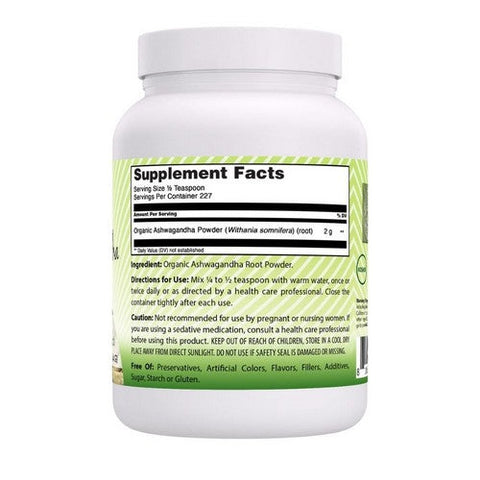 Amazing Nutrition, Amazing India Organic Ashwagandha Powder, 16 Oz Amazing Nutrition