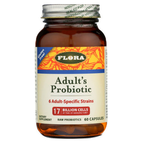 Flora, Adult's Probiotic, 17 Billion 60 Softgels Flora