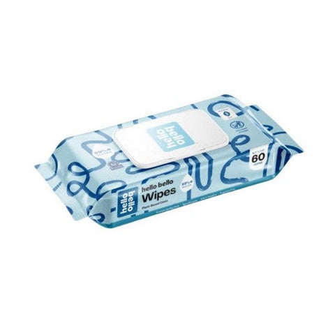 Hello Bello, Plant-Based Baby Wipes, 60 Count Hello Bello
