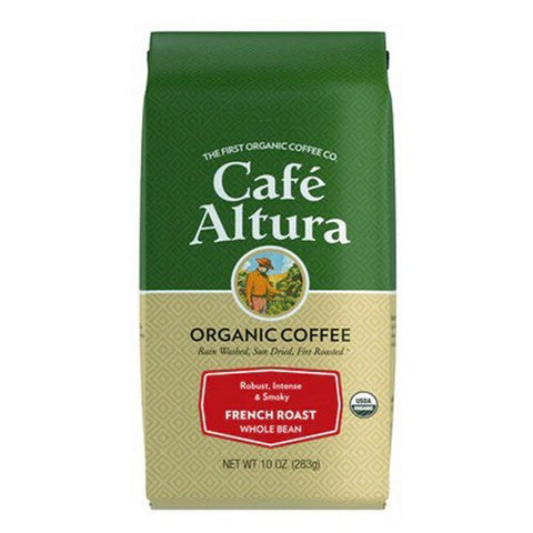 Cafe Altura, Organic Coffee French Roast Whole Bean, 10 Oz Cafe Altura