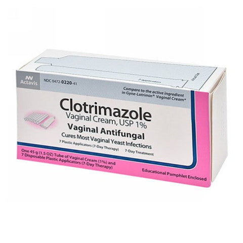 Actavis, Clotrimazole Vaginal Cream 1%, 1.5 Oz Actavis
