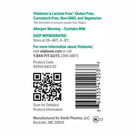 Visbiome, High Potency Probiotic, 60 Caps Visbiome