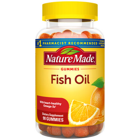 Fish Oil Gummies Orange 90 Gummies by Nature Made