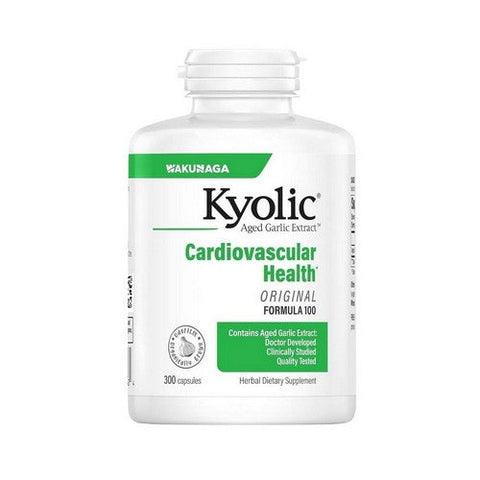 Kyolic, Aged Garlic Extract Cardiovascular Health Original Formula 100, 300 Caps Kyolic