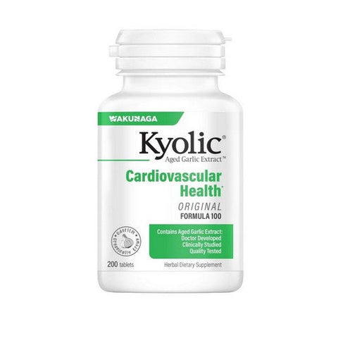 Kyolic, Aged Garlic Extract Cardiovascular Health Original Formula 100, 200 Caps Kyolic