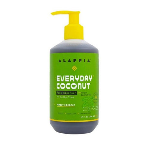 Alaffia, Everyday Coconut Face Cleanser, 12 Oz Alaffia