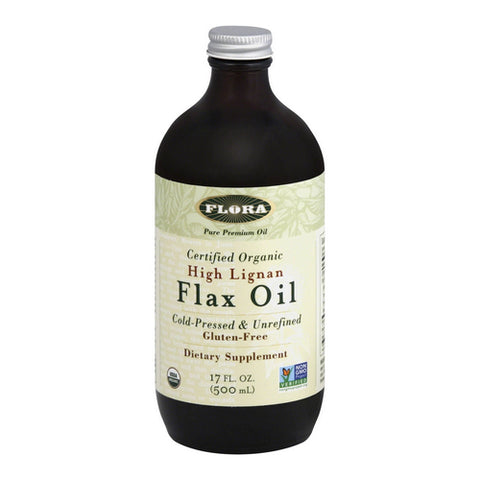 Flora, Flax Oil High Lignan, 17 Oz Flora
