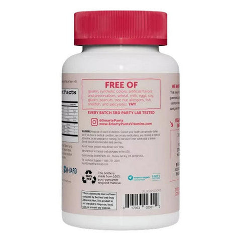 SmartyPants, Adult Prebiotic & Probiotic Immunity Formula, Strawberry Cream 60 Count SmartyPants
