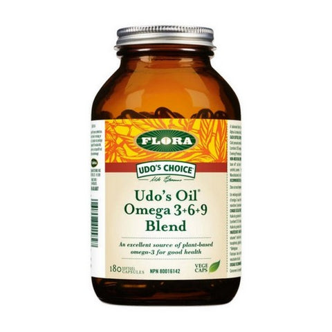 Flora, Udo'S Choice Udo'S Oil 3-6-9 Blend, 180 Softgels Flora
