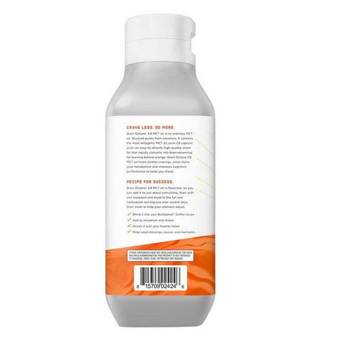 Bulletproof, Brain Octane C8 Mct Oil, 14 Oz