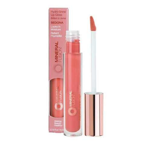 Mineral Fusion, Hydro-Shine Lip Gloss Sedona, .15 Oz Mineral Fusion