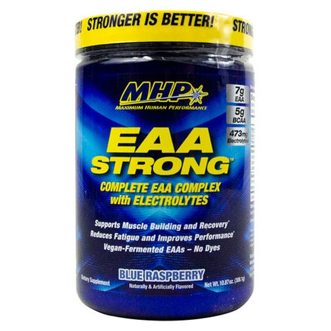 Maximum Human Performance, EAA Strong Blue Raspberry, 30 Servings Maximum Human Performance