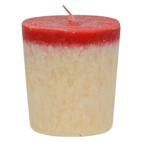 Aloha Bay, Candle Votives Love Ivory-Red, 12 Count Aloha Bay