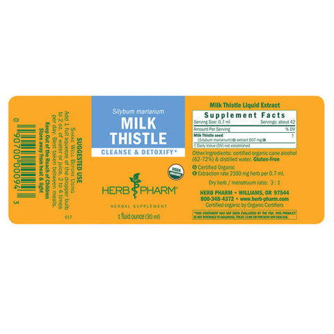 Herb Pharm, Milk Thistle, 1 Oz Herb Pharm